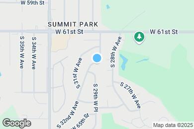 Map image of the property - 2906 W 63rd St S