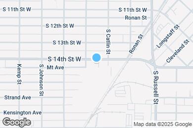 Map image of the property - 1729 S 14th St W