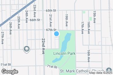 Map image of the property - 6726 20th Ave