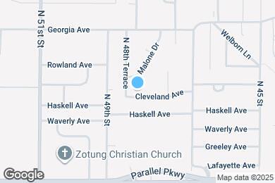 Map image of the property - 4812 Cleveland Ave