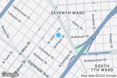 Map image of the property - 1911 Lapeyrouse St