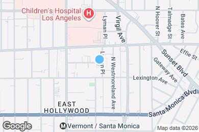Map image of the property - 4604 La Mirada Ave