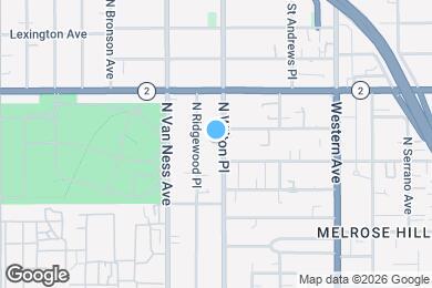 Map image of the property - 1023 N Wilton Pl