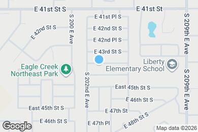 Map image of the property - 20232 E 43rd Pl S