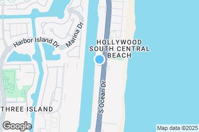 Map image of the property - 2501 S Ocean Dr