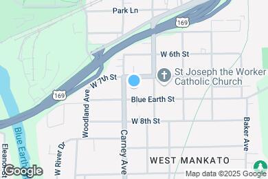Map image of the property - 819 1/2 Carney Ave