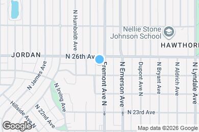 Map image of the property - 2513 Fremont Ave N