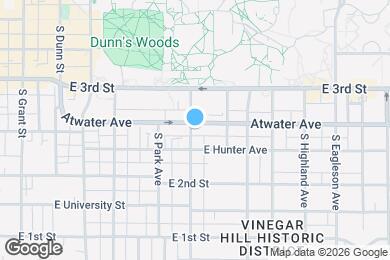Map image of the property - 401 S Woodlawn Ave