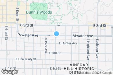 Map image of the property - 401 S Woodlawn