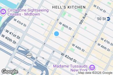 Map image of the property - 446 W 44th St