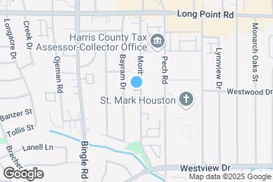 Map image of the property - The Oaks At Moritz Apartments