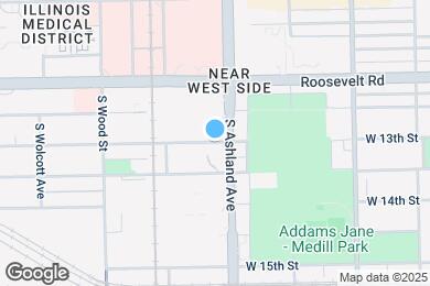 Map image of the property - 1621 W 13th St