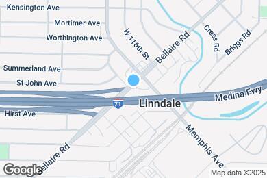 Map image of the property - 11721 Bellaire Rd