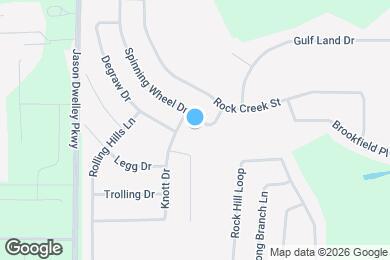 Map image of the property - 1042 Spinning Wheel Dr