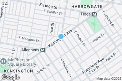 Map image of the property - 3269 Kensington ave