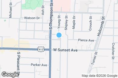 Map image of the property - 908 Young St