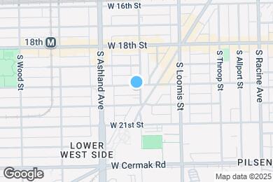 Map image of the property - 1503 W 19th St