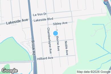 Map image of the property - 5604 Hawthorne Ave