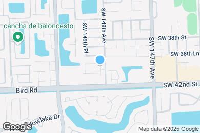 Map image of the property - 4025 SW 149th Ct