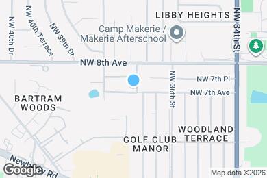 Map image of the property - 3706 NW 7th Ave