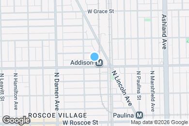 Map image of the property - 1832 W Addison St