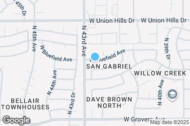 Map image of the property - 4225 W Bluefield Ave
