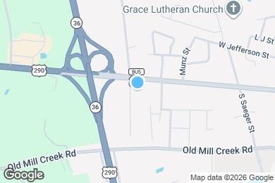 Map image of the property - 1713 W Main St
