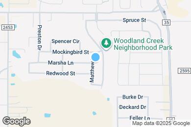Map image of the property - 824 Matthew Ln