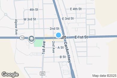 Map image of the property - 216 E 1st St