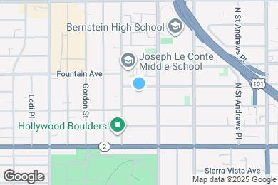 Map image of the property - 5830 La Mirada Ave