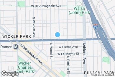 Map image of the property - 1736 W North Ave
