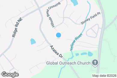 Map image of the property - 1707 Hidden Pond Cir