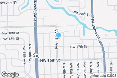 Map image of the property - 1724 NW 7th Ave