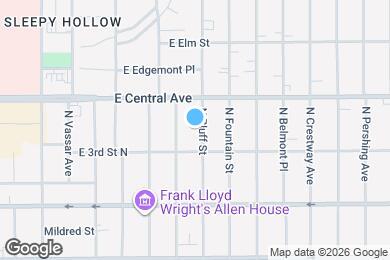 Map image of the property - 425 N Bluff St