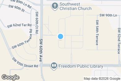 Map image of the property - 9324 SW 58th Cir