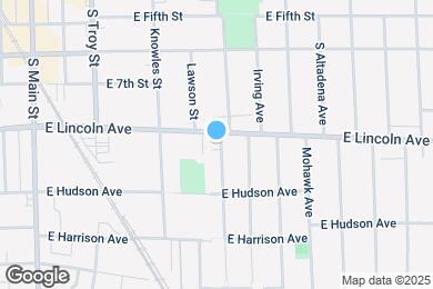 Map image of the property - 620 E Lincoln Ave