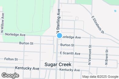 Map image of the property - 409 N Sterling Ave