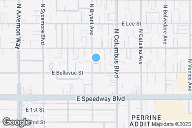Map image of the property - 1226 N Bryant Ave