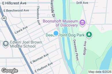 Map image of the property - 329 E Fairview Ave
