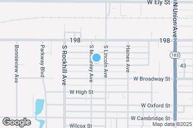 Map image of the property - 339 W Columbia St