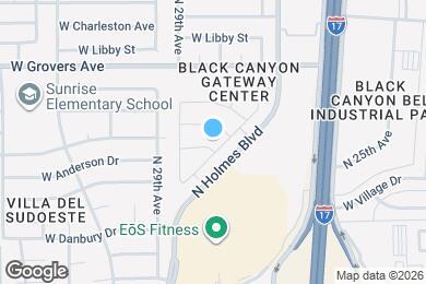 Map image of the property - 2806 W Campo Bello Dr