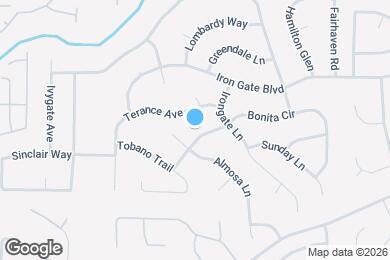 Map image of the property - 1026 Bonita Cir