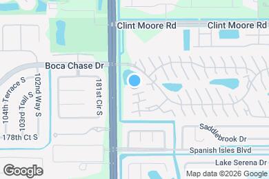 Map image of the property - 9903 Boca Gardens Trail