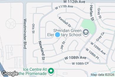 Map image of the property - 6341 W 109th Pl
