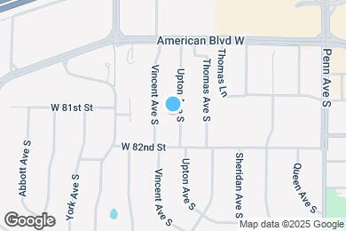 Map image of the property - 8118 Upton Ave S