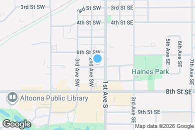 Map image of the property - 105 7th St SW