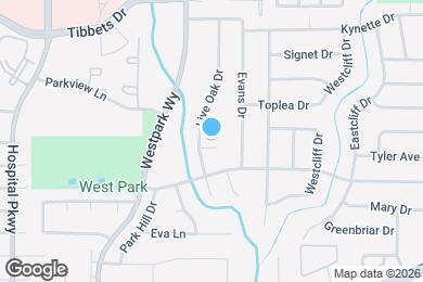 Map image of the property - 2100 Cedar Ct