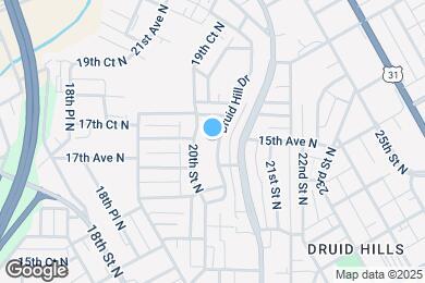Map image of the property - 1578 Druid Hill Dr