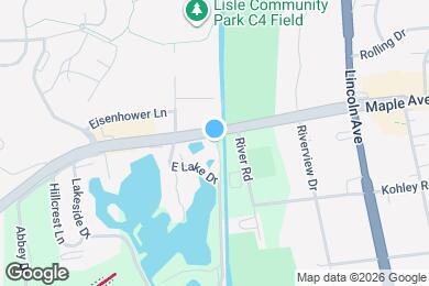 Map image of the property - 5534 E Lake Dr