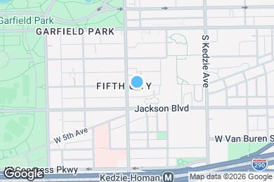 Map image of the property - 3349 W Adams St